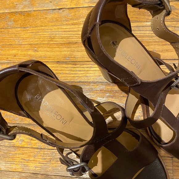 Napoleoni Leather Heel - Picture 3 of 5